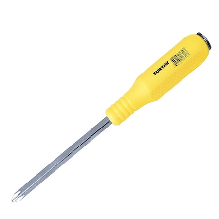 Surtek Yellow Hitting Screwdriver Square Shank Phillips# 1 3/16X3 in. D443G
